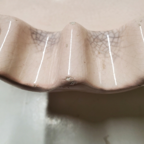 Mid-Century Modern Maddox of California Pale Pink Ashtray Vintage Chic - Picture 6 of 8